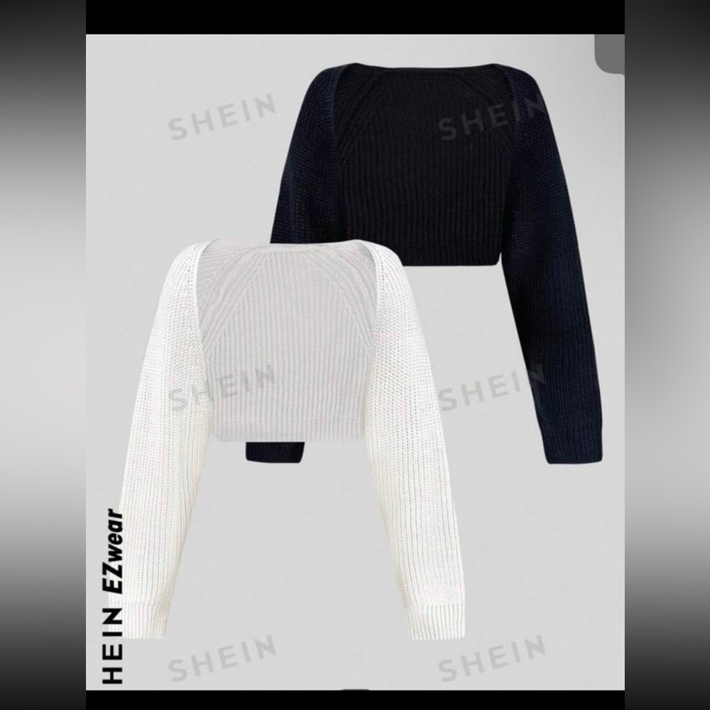 knit shrug cardigan 🤍🧶